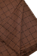 Tissu Check Havana Brown
