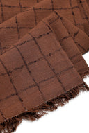 Tissu Check Havana Brown
