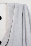 Tissu velours tissé ivoire beige au mètre – doux et légèrement brillant – Atelier Brunette