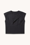 Patron de couture LA Blouse Sculpturale – Atelier Brunette, vue à plat