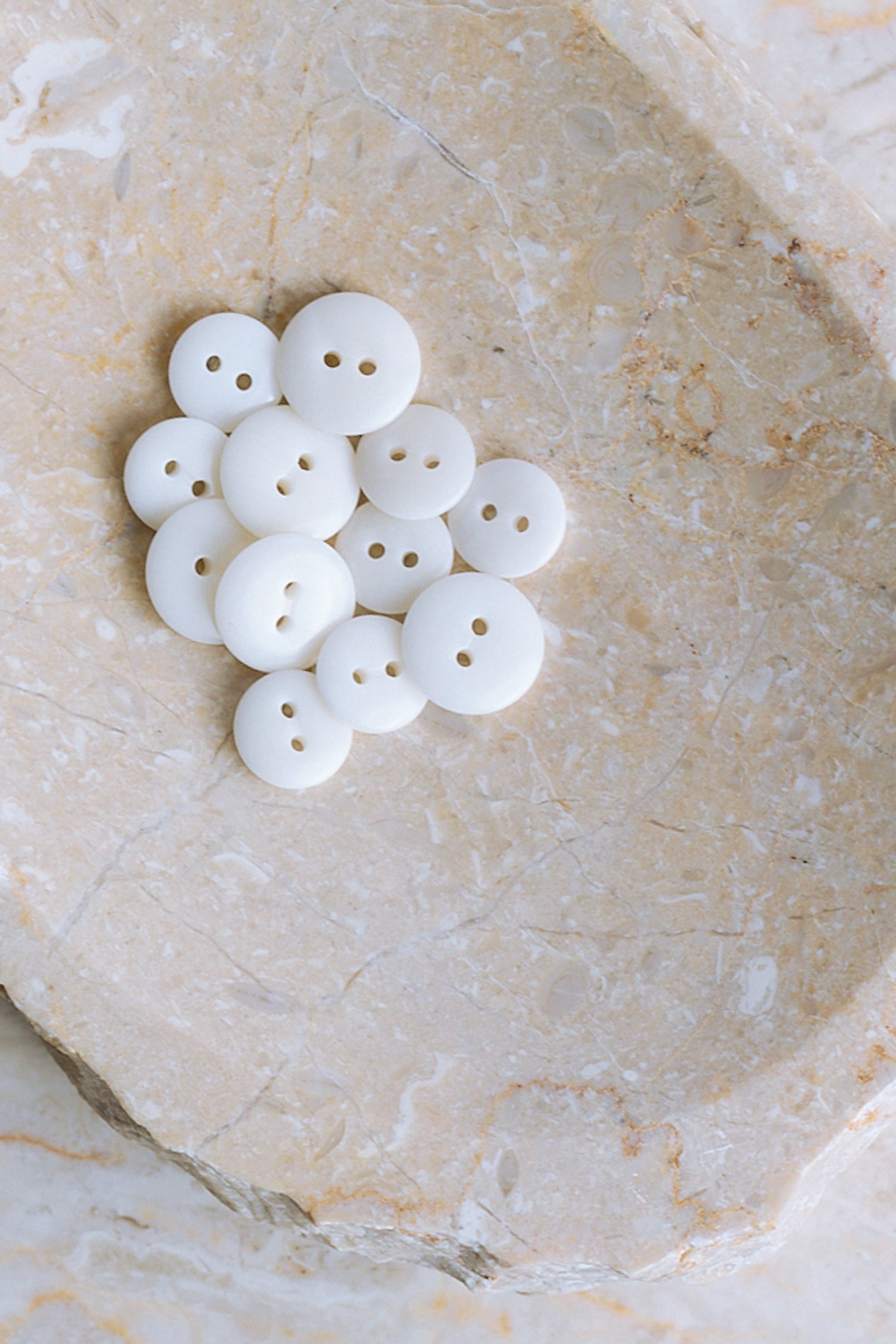 Boutons Viny - Optic White