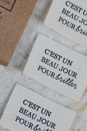 Pack étiquettes C'est a beau jour pour briller - Atelier Brunette - 2