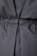 Trench Coat pattern – close-up waist, trench grey charcoal grey, adjusted drawstring waist, knot – Atelier Brunette