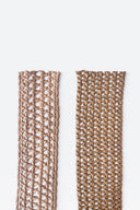 Sangle en raphia naturel tissé de 4 cm de large, souple et pratique, idéale pour la confection de vêtements, accessoires et créations textiles.