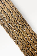 Sangle en raphia tissé coloris olive de 4 cm de large, idéale pour la confection de sacs, anses et accessoires.