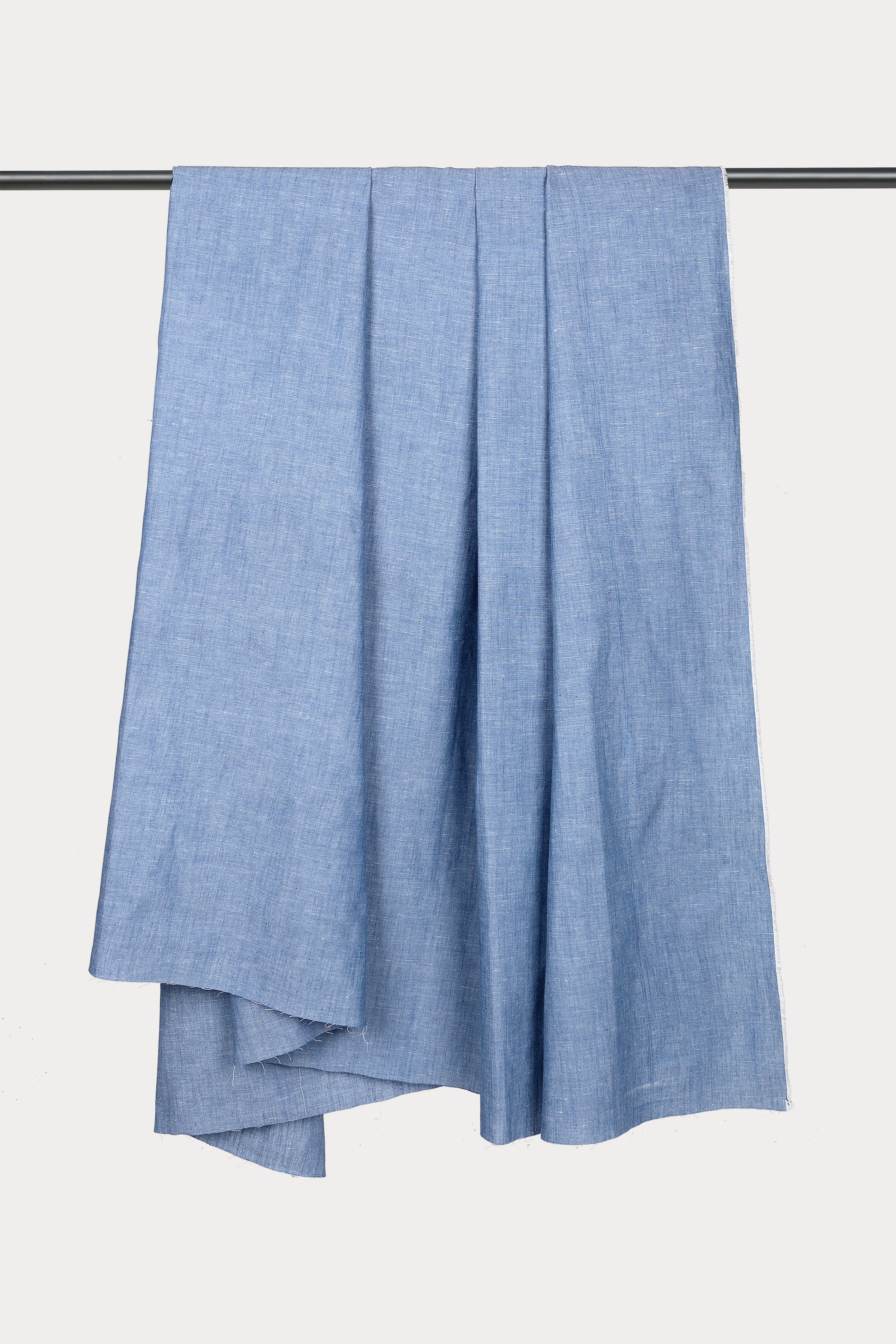 Coupons Chambray Coton Lin Light Blue