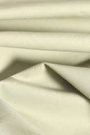 Tissu coton bambou vert minéral au mètre – ultra-doux et respirant – Atelier Brunette