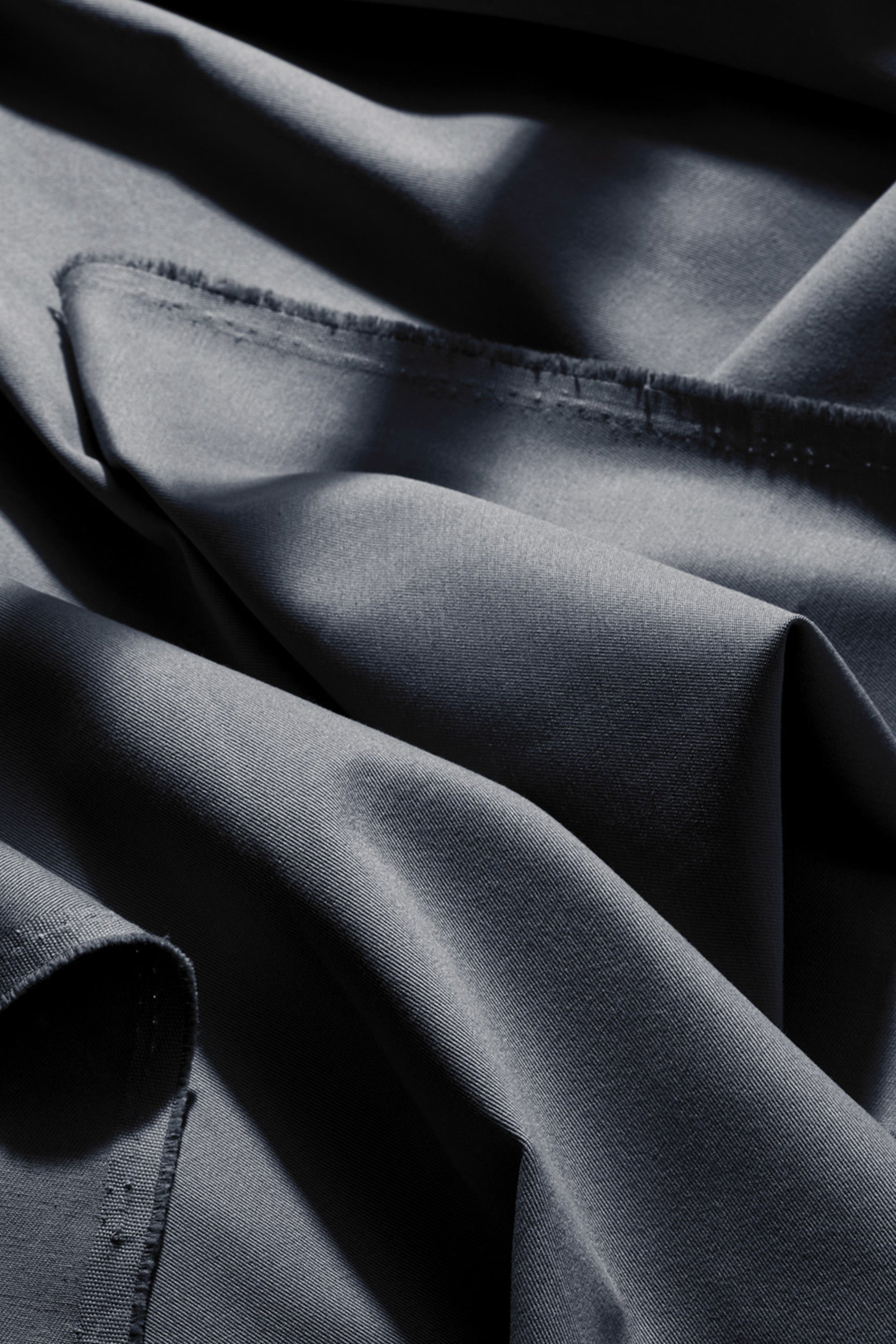 Tissu Gabardine Light Deep Charcoal