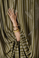 Tissu Gaïa viscose EcoVero imprimé vert lierre profond au mètre – Atelier Brunette