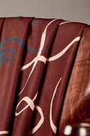 Tissu Misty viscose rouille au mètre – léger et fluide – Atelier Brunette