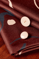 Tissu Misty viscose rouille au mètre – léger et fluide – Atelier Brunette