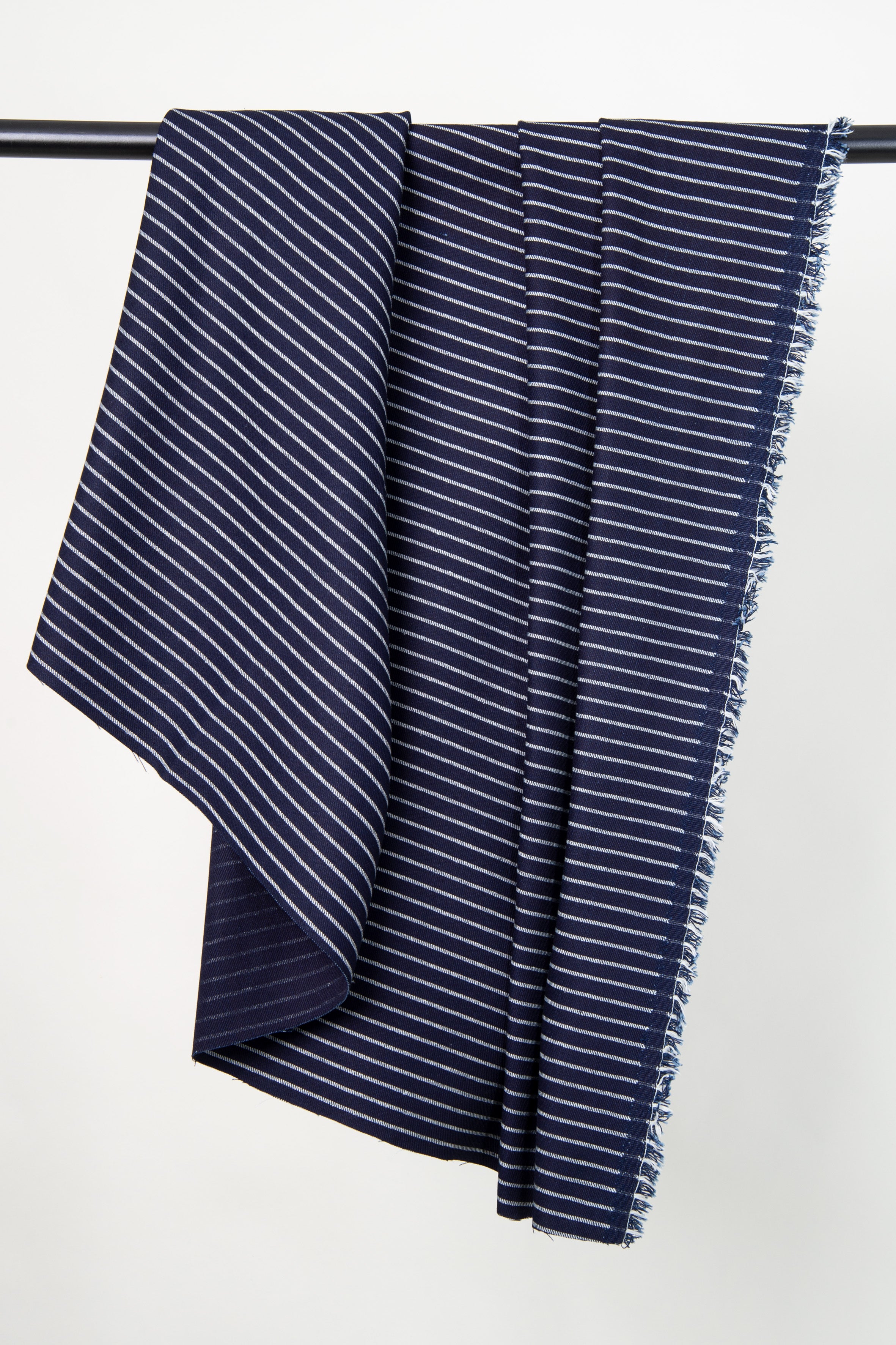 Tissu Denim Stripes Indigo