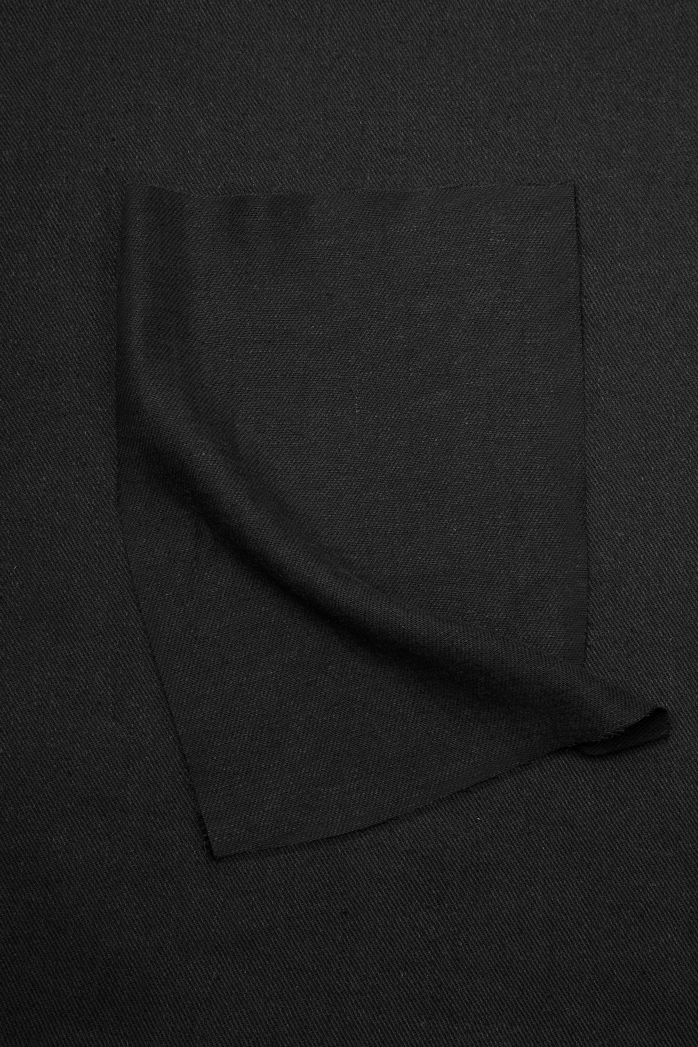 Tissu Twill Lin Viscose Livaeco™ Black