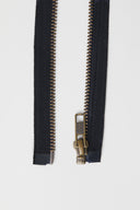 Zip séparable laiton noir 60 cm - Atelier Brunette - 4